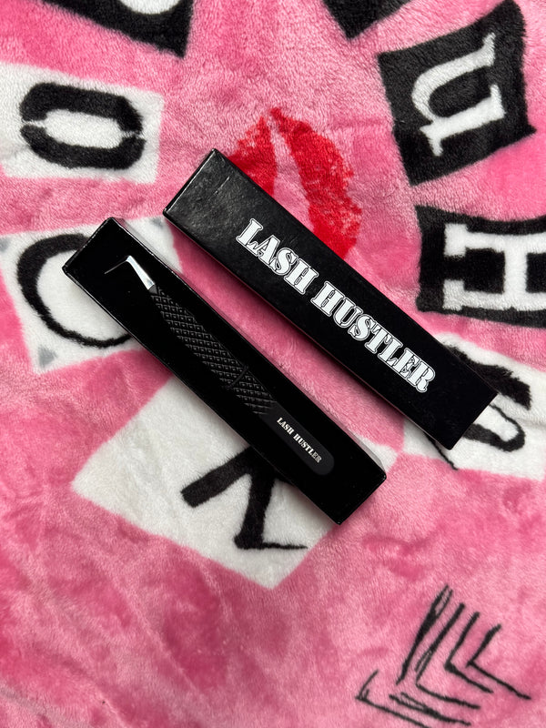 BLACK FIBER TIP TWEEZER 90